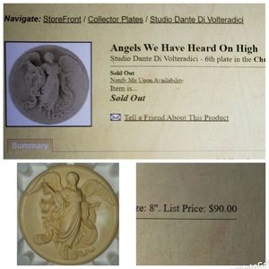 Religious decorative plates